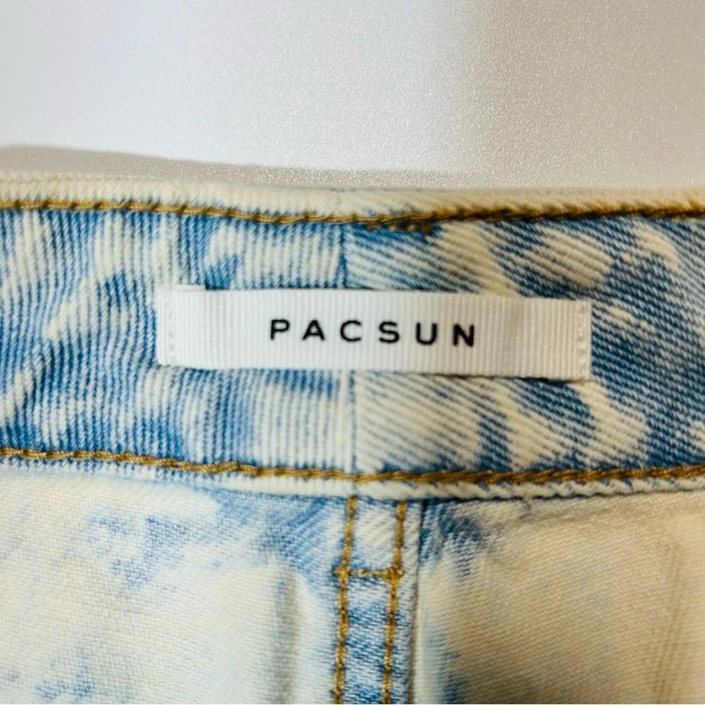 Pacsun jeans shorts MOM shorts high rise shorts bleached New women size 27